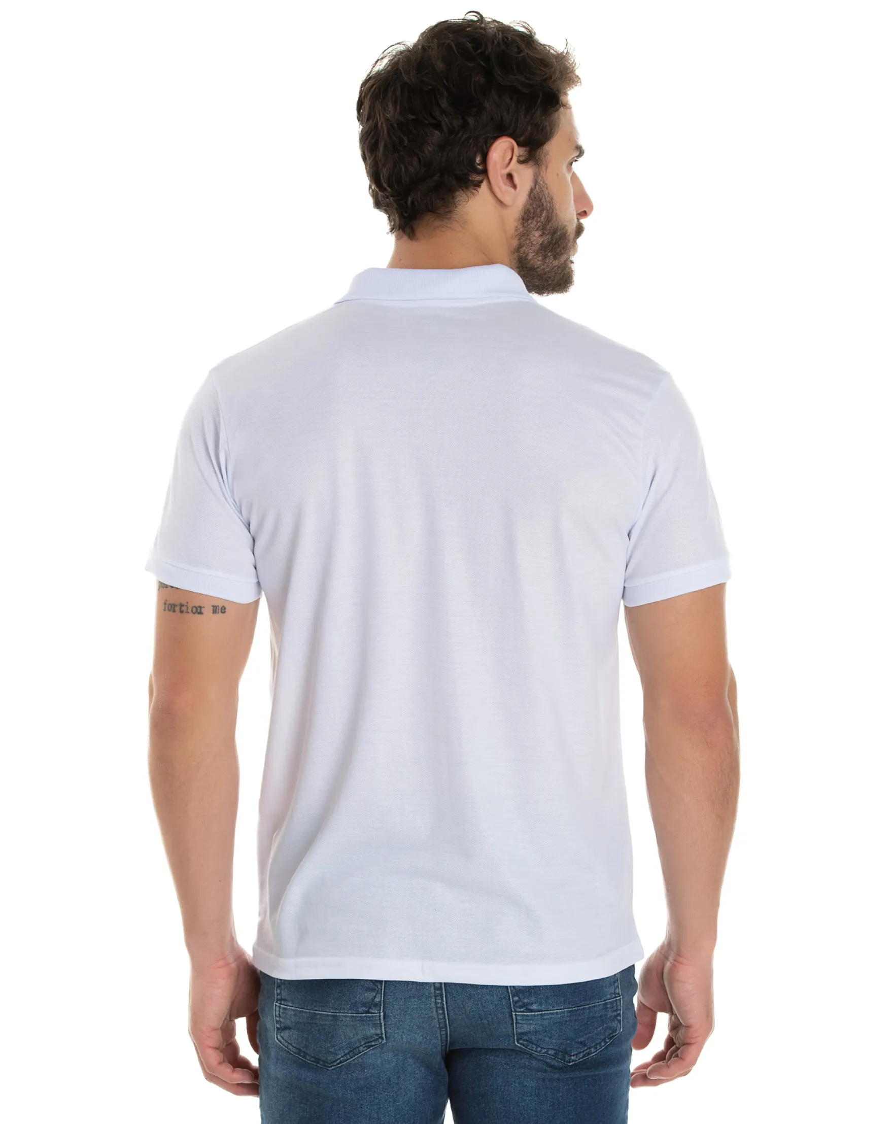 Kit 3 Camisas Polo Piquet Masculinas 8