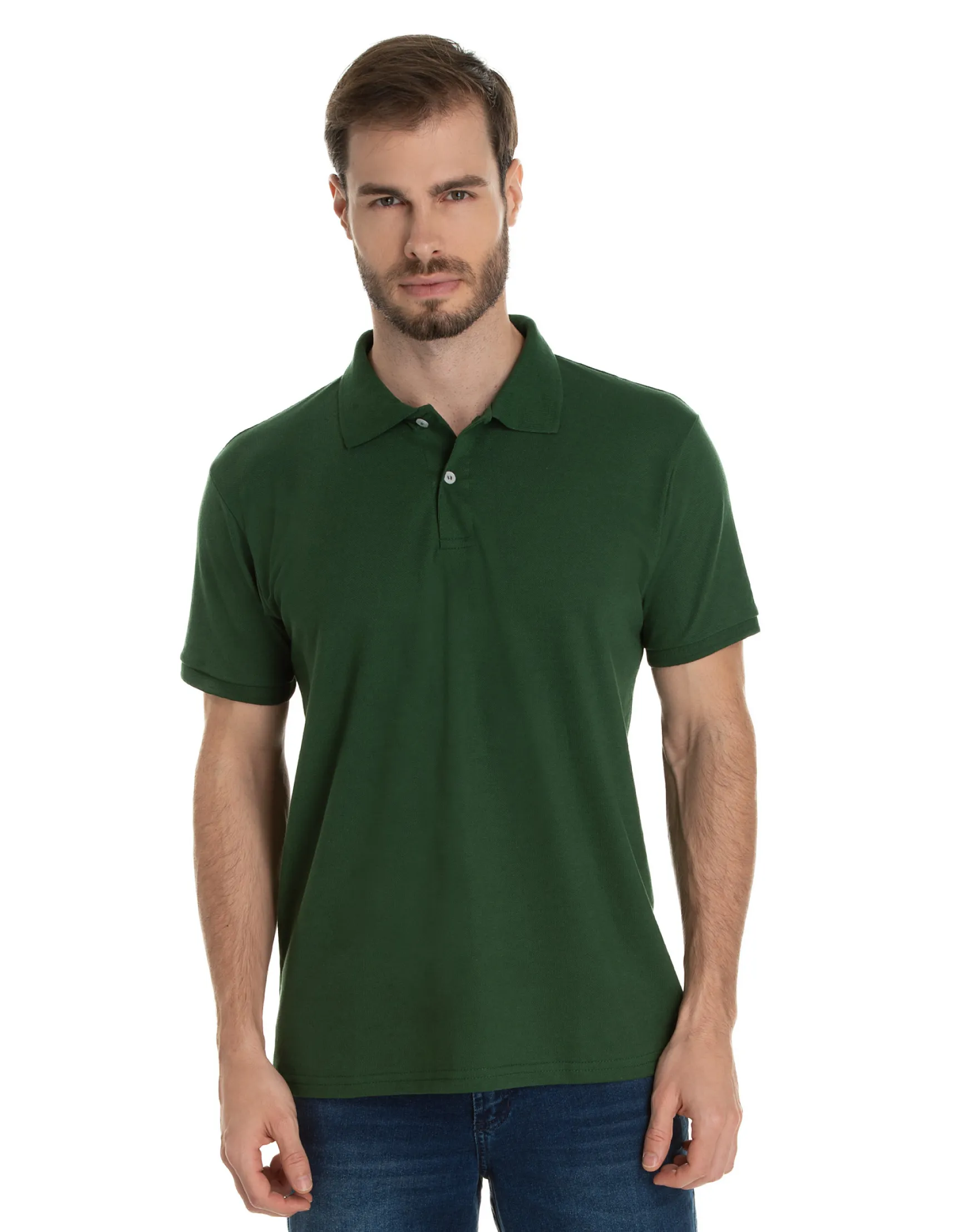 Kit 5 Camisas Polo Piquet Masculinas 15