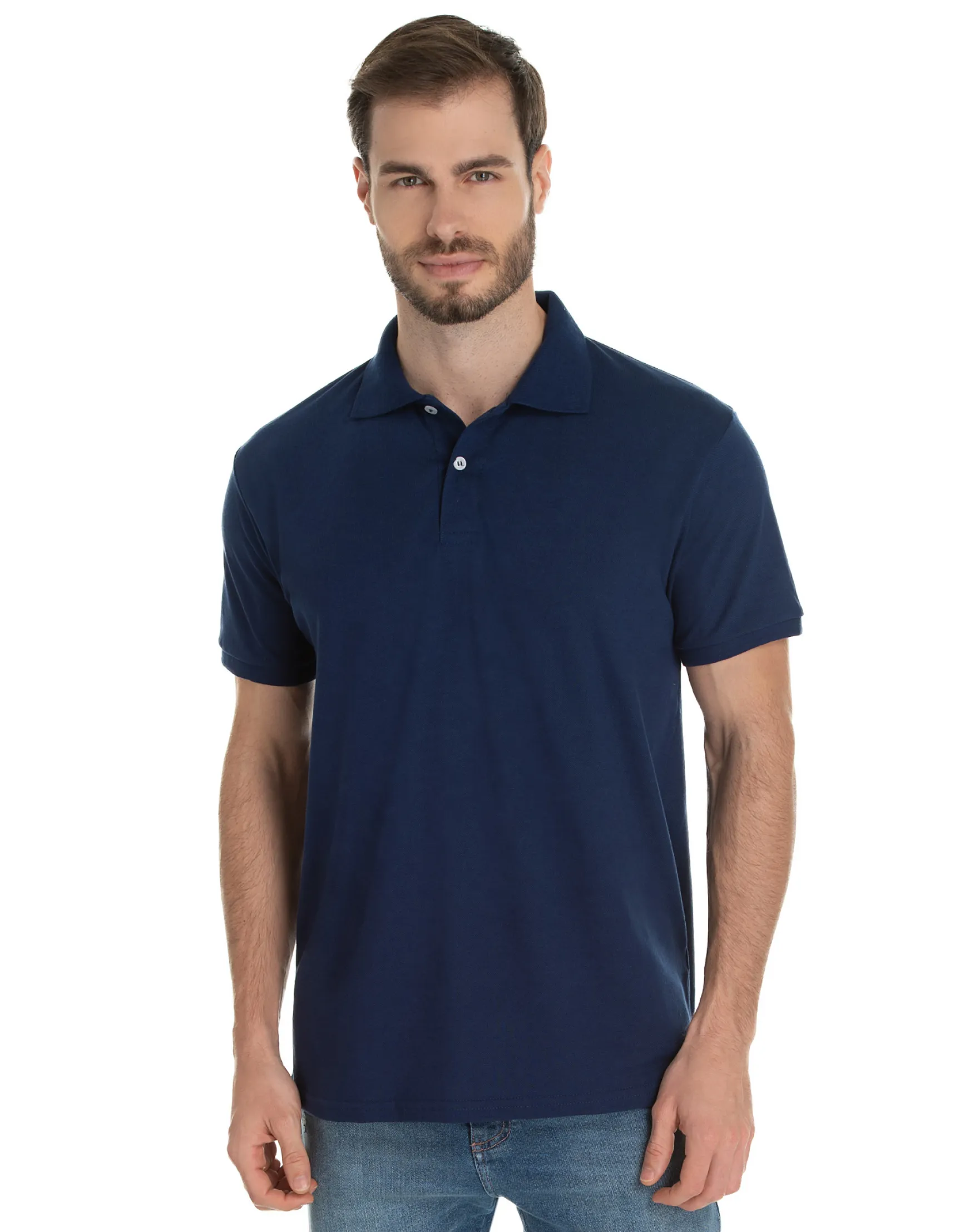 Kit 5 Camisas Polo Piquet Masculinas 15
