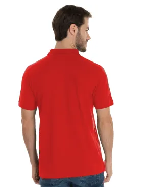 Camisa Polo Piquet Masculina Vermelha