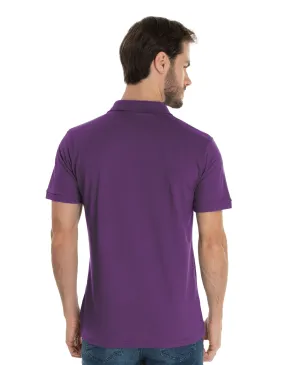 Camisa Polo Piquet Masculina Roxa 