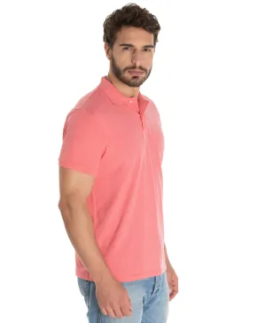 KIT 5 Camisas Polo Piquet Masculina Salmão