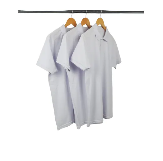 Kit 3 Camisas Polo Piquet Masculinas 8