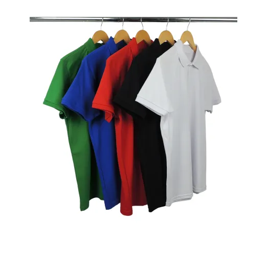 Kit 5 Camisas Polo Piquet Masculinas 16