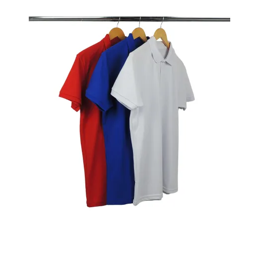 Kit 3 Camisas Polo Piquet Masculinas 10