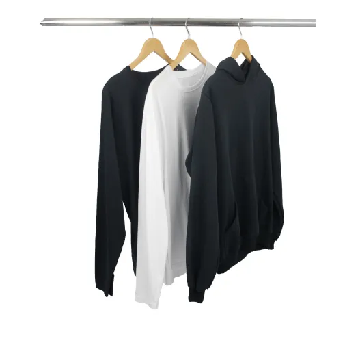 Kit 2 Manga Longa + Moletom Canguru Masculino 1