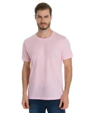 Camiseta de Poliéster/Sublimática Rosa Claro