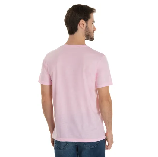 Camiseta de Poliéster/Sublimática Rosa Claro