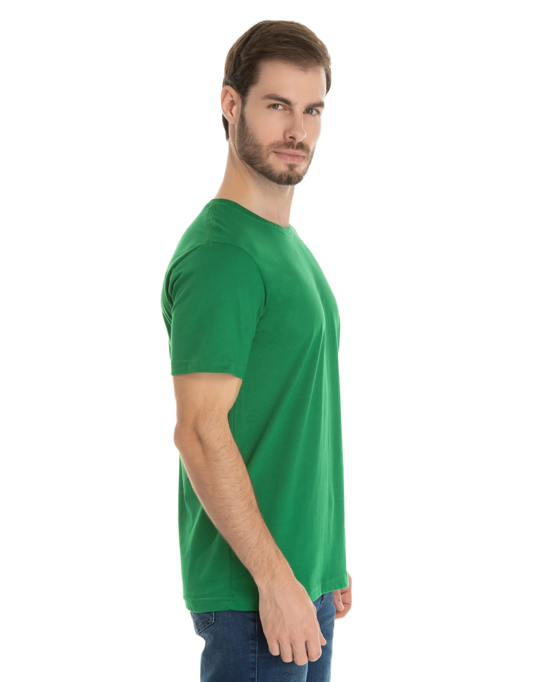 Camiseta de Poliéster/Sublimática Verde Bandeira