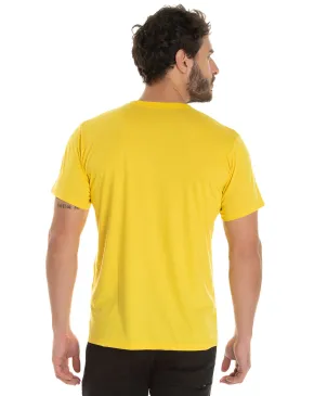 Camiseta de Poliéster/Sublimática Amarelo Canário
