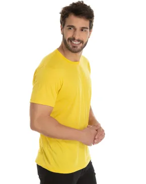 KIT 5 Camisetas de Poliéster/Sublimática Amarelo Canário