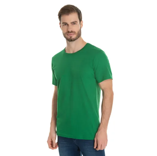 Camiseta de Poliéster/Sublimática Verde Bandeira