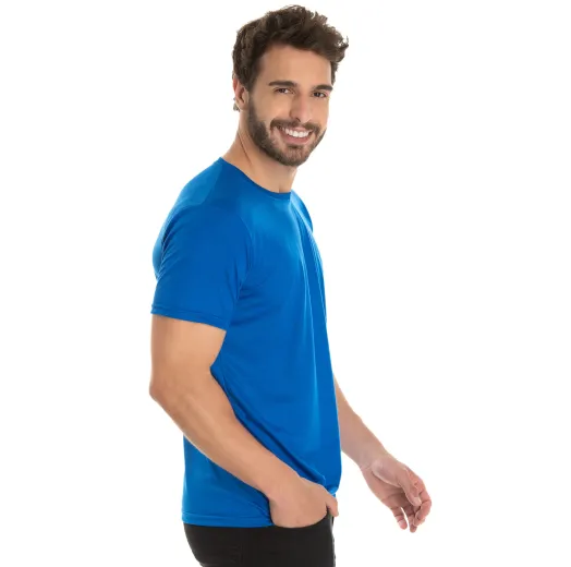 Camiseta PV / Malha Fria Azul Royal