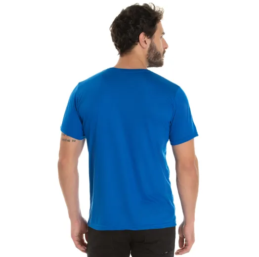 Camiseta PV / Malha Fria Azul Royal