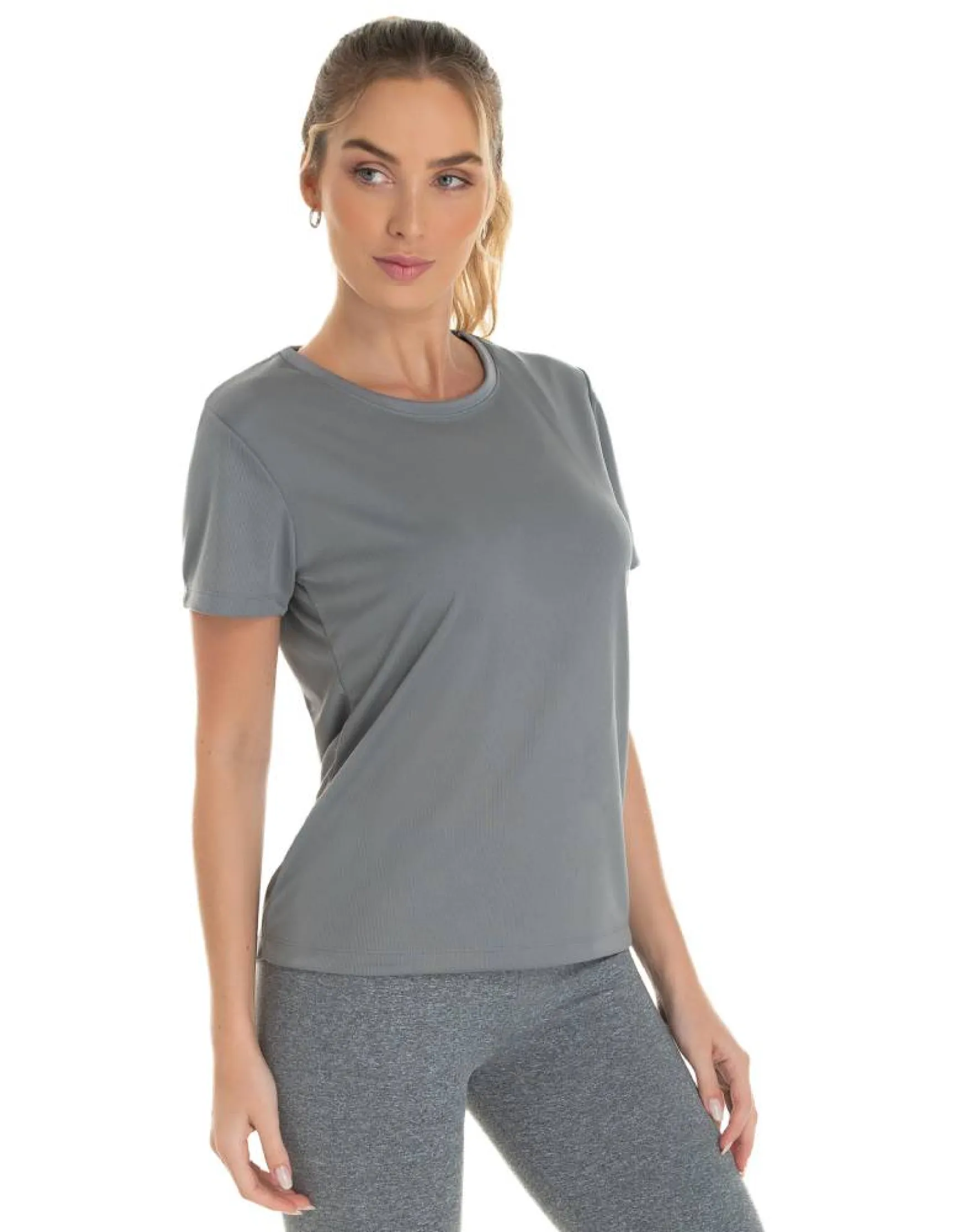 Kit 5 Camisetas Femininas Dry Fit Proteção UV 30+ 13