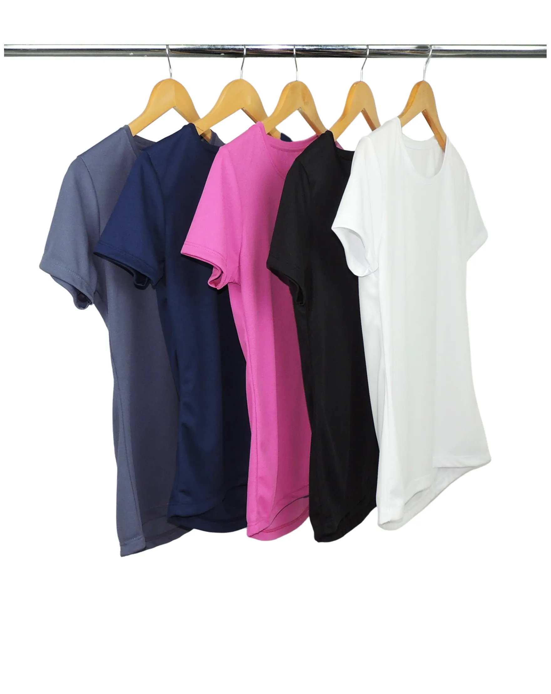 Kit 5 Camisetas Femininas Dry Fit Proteção UV 30+ 11