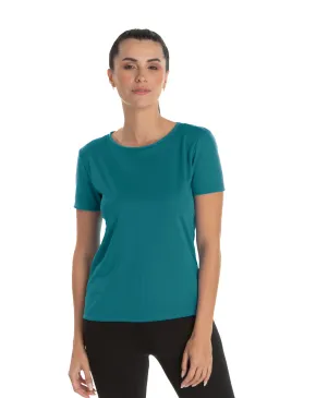 KIT 5 Camisetas Femininas Dry Fit Verde Imperial Proteção UV 30+