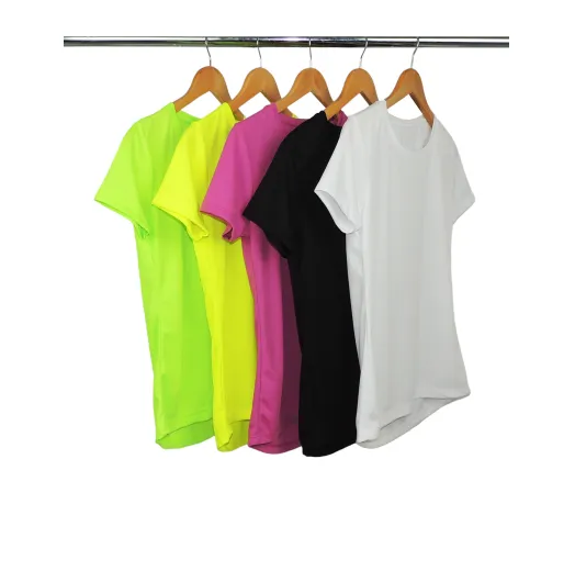 Kit 5 Camisetas Femininas Dry Fit Proteção UV 30+ 14
