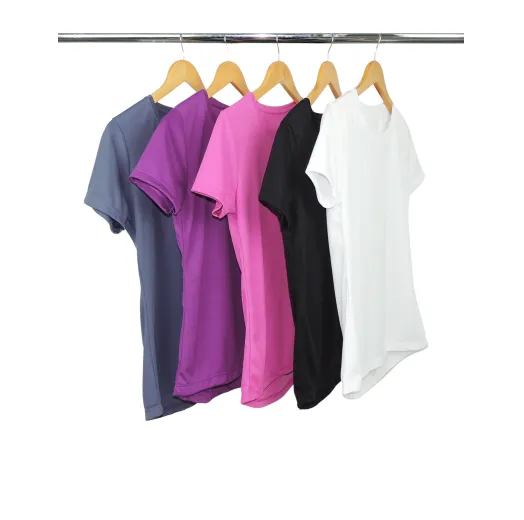 Kit 5 Camisetas Femininas Dry Fit Proteção UV 30+ 10