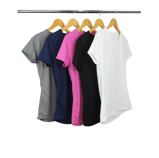 Kit 5 Camisetas Femininas Dry Fit Proteção UV 30+ 13