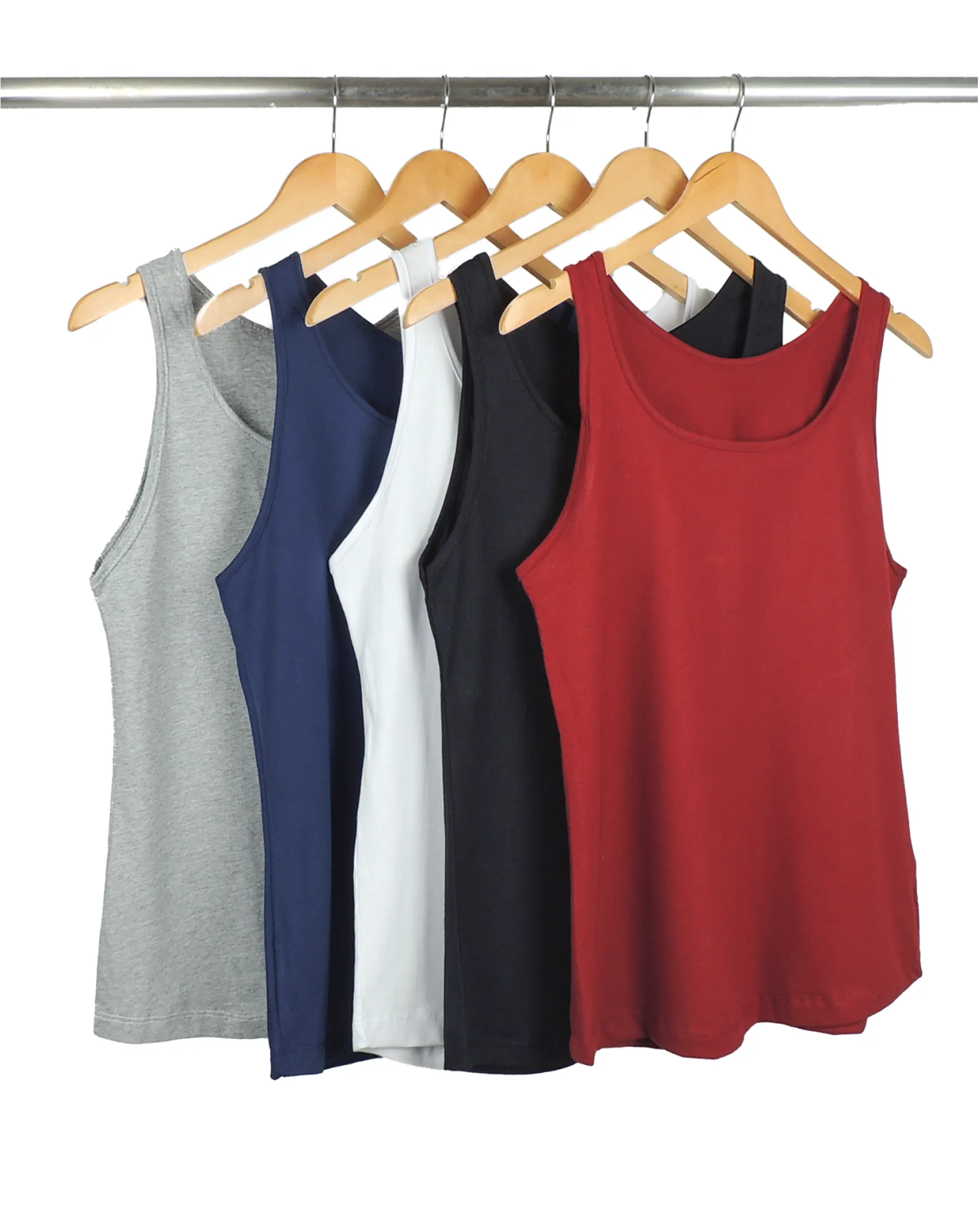 KIT 5 Regatas Femininas de Algodão 3