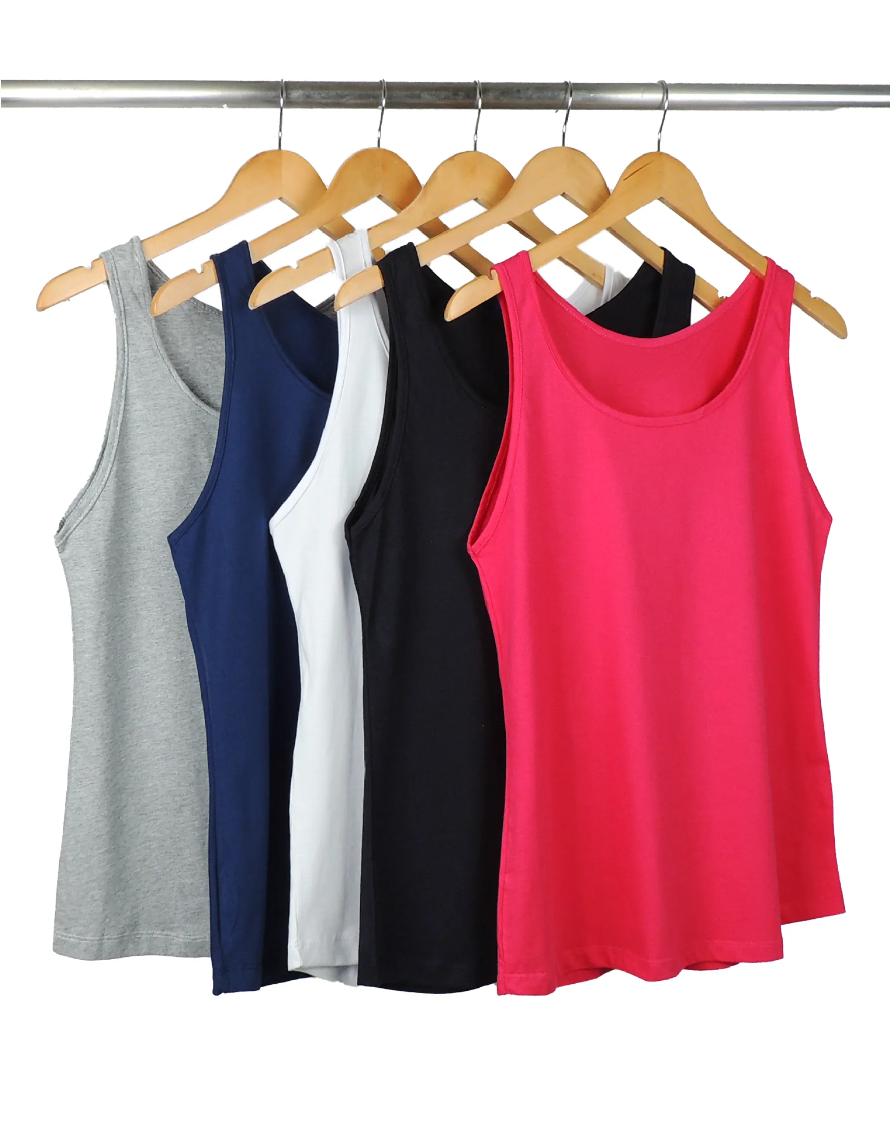 KIT 5 Regatas Femininas de Algodão 4