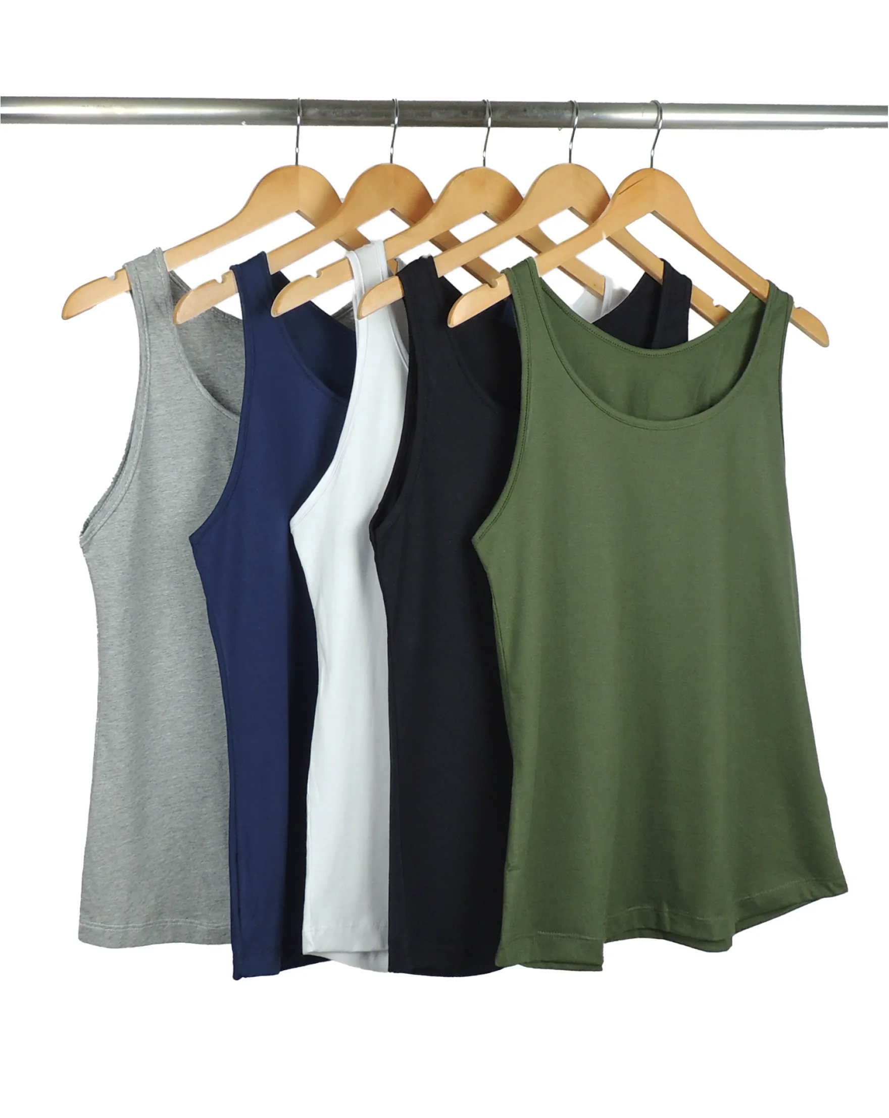 KIT 5 Regatas Femininas de Algodão 2
