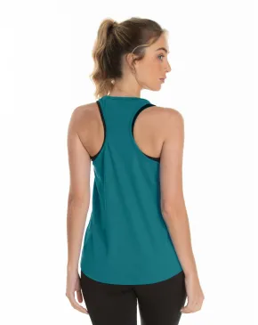 Regata Feminina Dry Fit Verde Imperial Proteção UV 30+