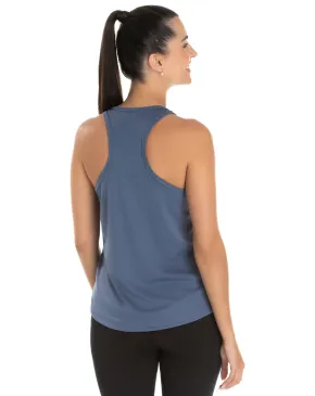 Regata Feminina Dry Fit Cinza Titanium Proteção UV 30+