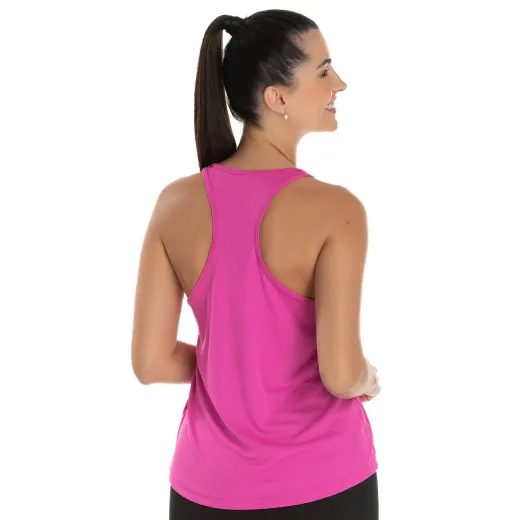 Regata Feminina Dry Fit Rosa Pink Proteção UV 30+