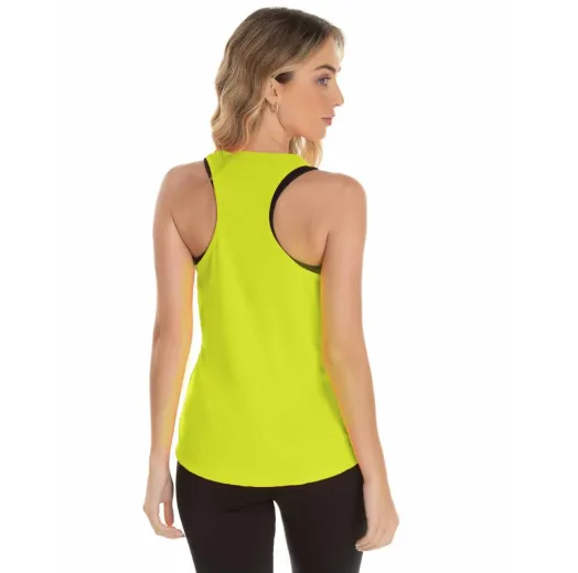 Kit 5 Regatas Feminina Dry Fit Verde Lima Proteção UV 30+