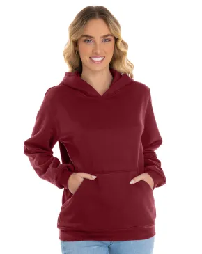 Moletom Canguru com Capuz Feminino Bordô