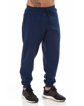 Calça Masculina de Moletom Azul Marinho