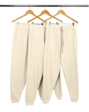 Kit 3 Calças Masculinas de Moletom Areia