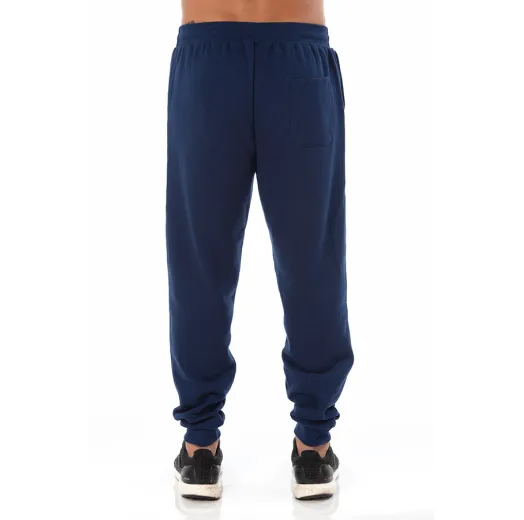 Calça Masculina de Moletom Azul Marinho