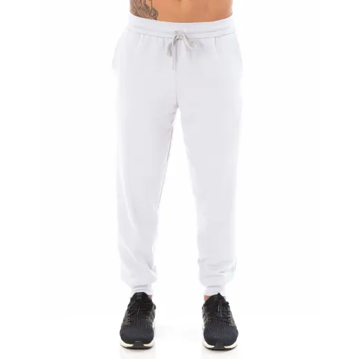 Calça Masculina de Moletom Branco