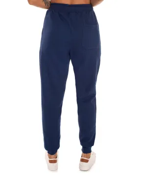 Calça Feminina de Moletom Azul Marinho 