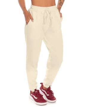 Calça Feminina de Moletom Areia