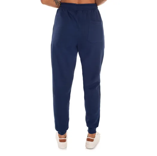 Calça Feminina de Moletom Azul Marinho 