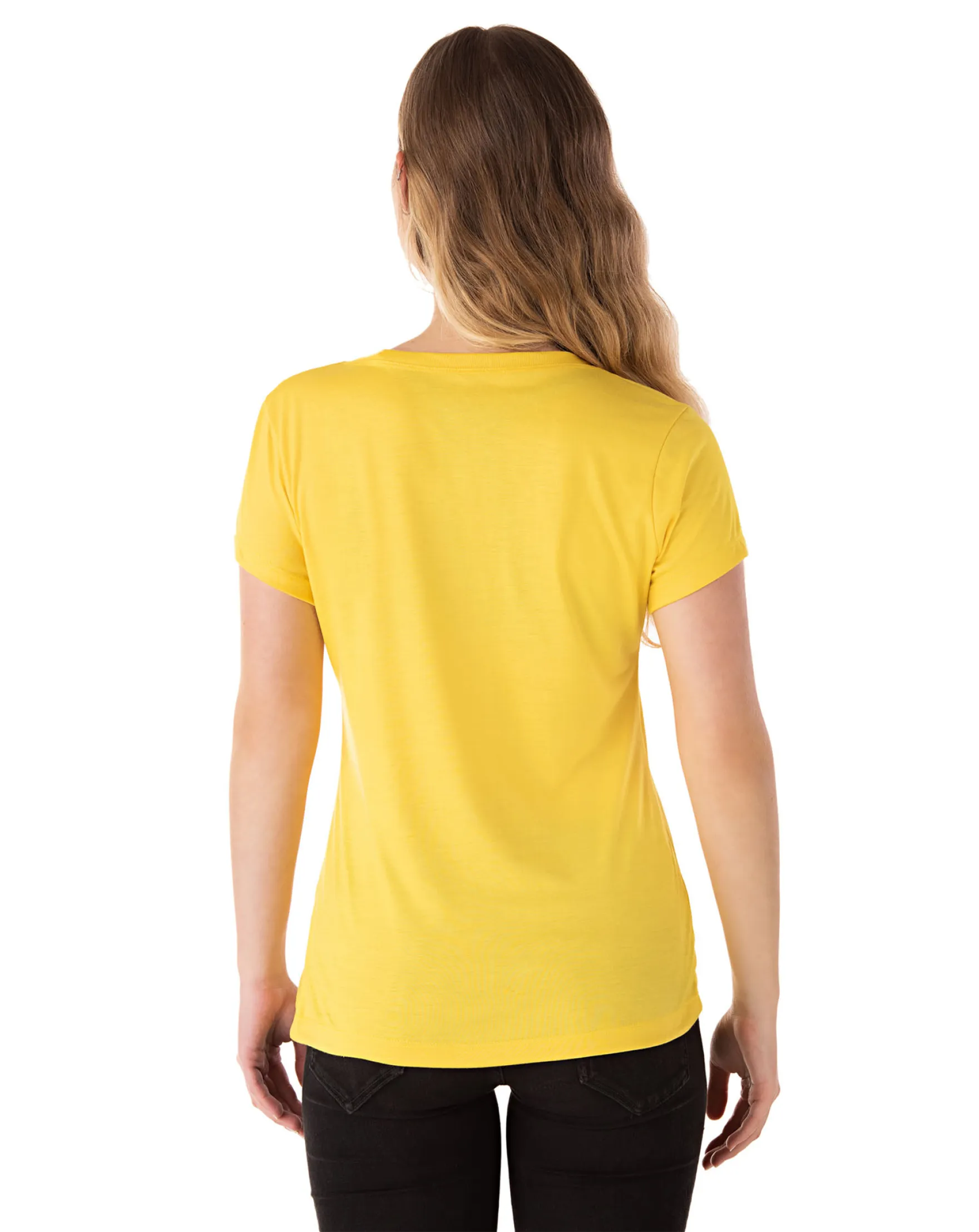 Baby Look PV / Malha Fria Amarelo Canário