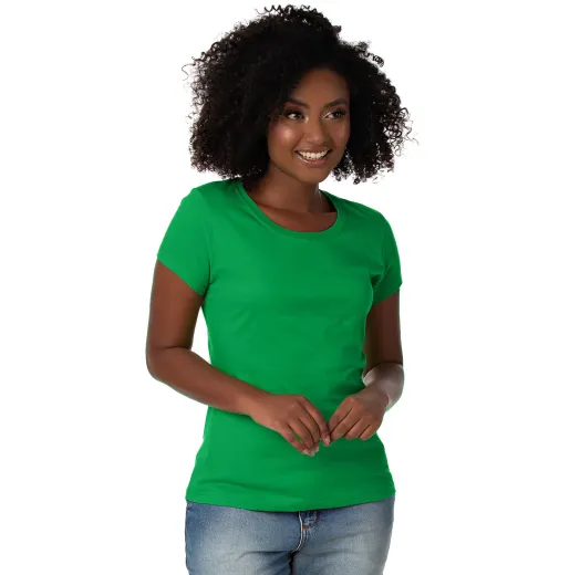 Baby Look PV / Malha Fria Verde Bandeira