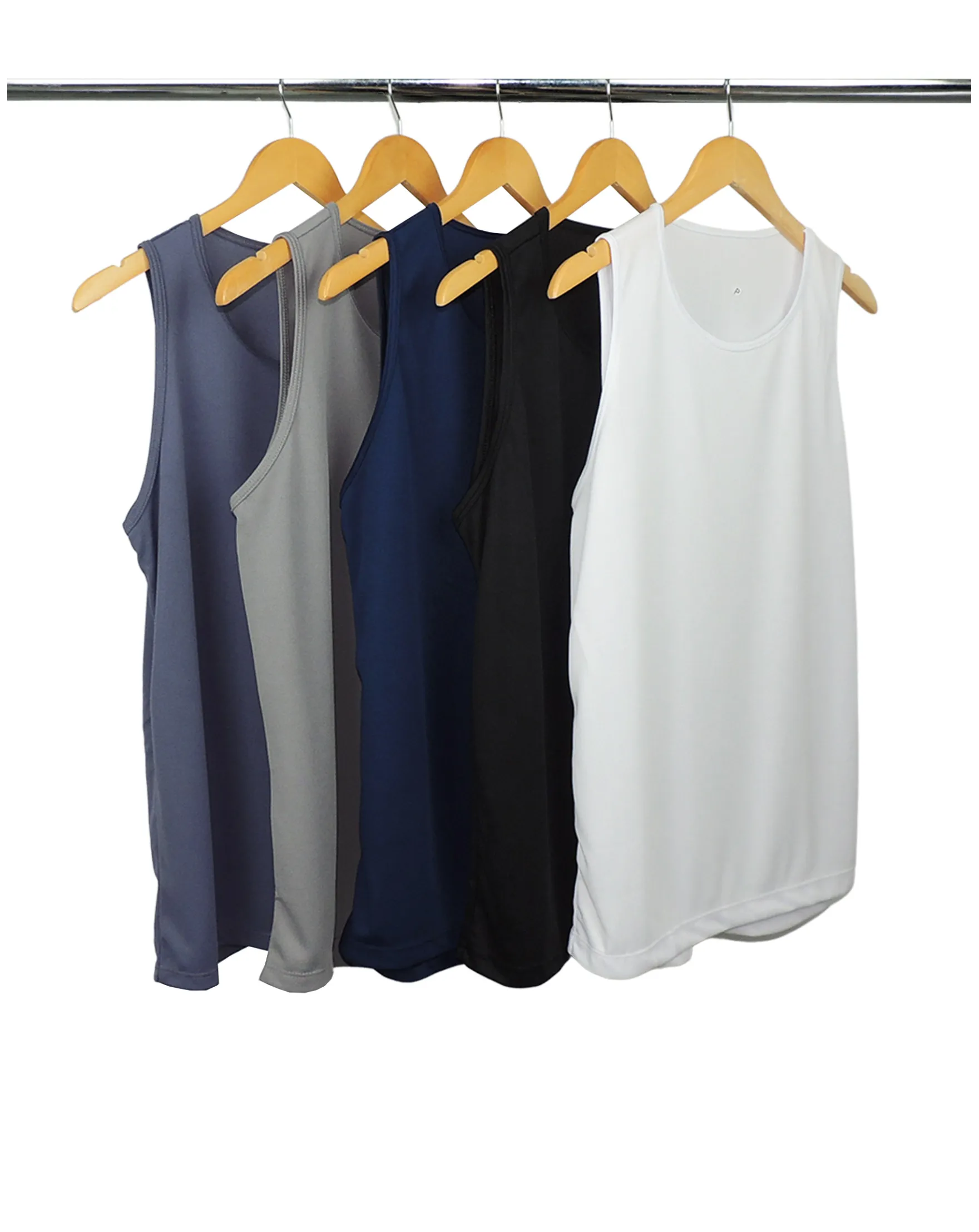Kit 5 Regatas Masculinas Dry Fit Proteção UV 30+ 11