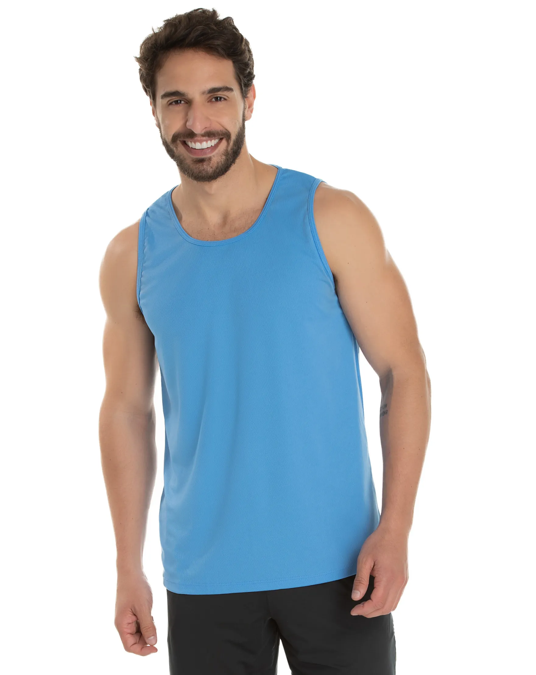 Kit 3 Regatas Masculinas Dry Fit Proteção UV 30+ 7