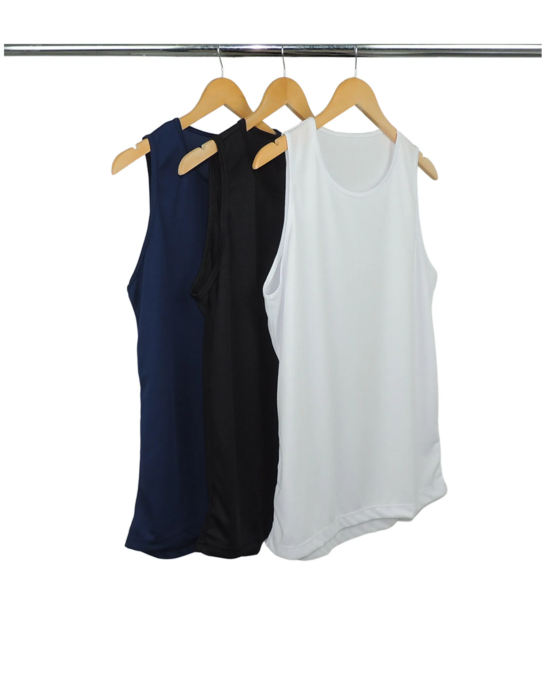 Kit 3 Regatas Masculinas Dry Fit Proteção UV 30+ 1