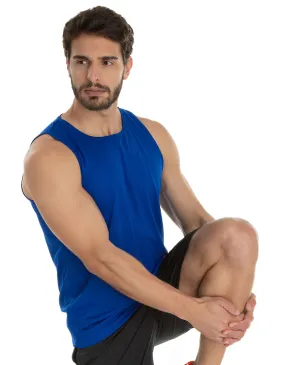 Regata Dry Fit Azul Royal Proteção Uv 30+