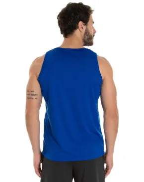 Regata Dry Fit Azul Royal Proteção Uv 30+