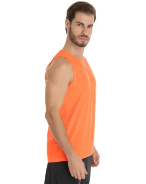 Regata Dry Fit Laranja Fluorescente Proteção UV 30+