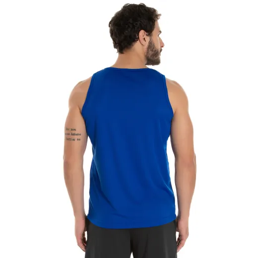 Regata Dry Fit Azul Royal Proteção Uv 30+