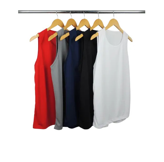 Kit 5 Regatas Masculinas Dry Fit Proteção UV 30+ 15