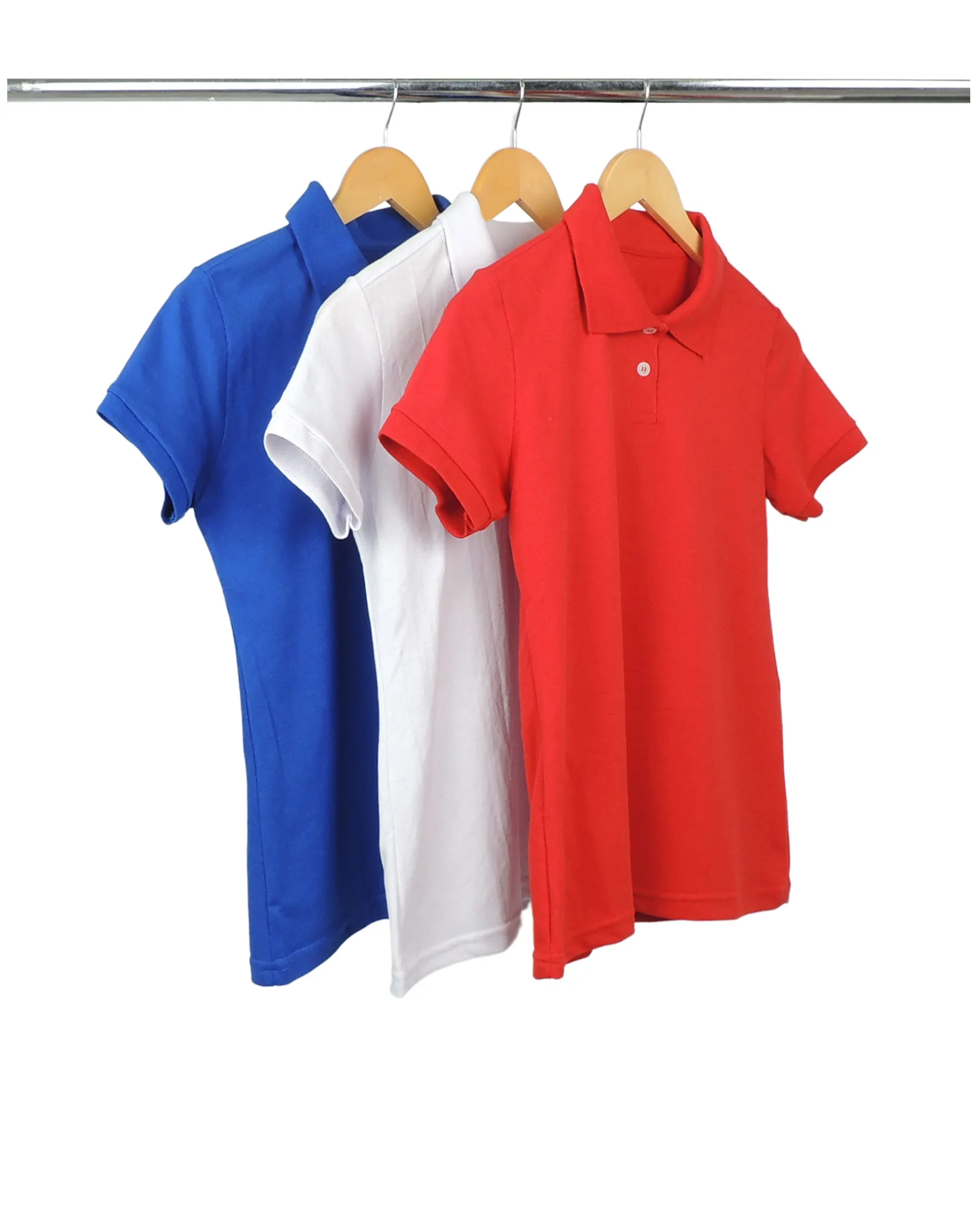 Kit 3 Camisas Polo Piquet Feminina 10
